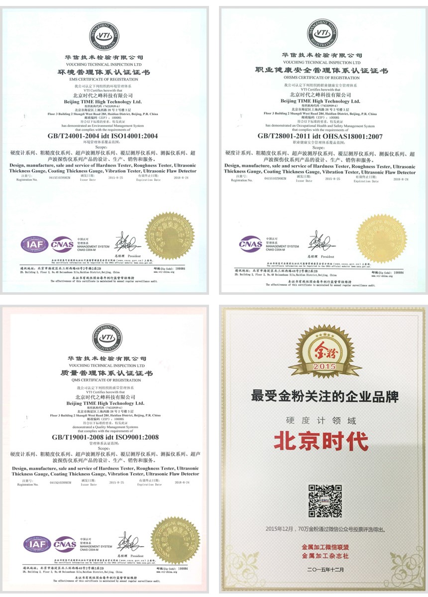 時代公司資質證書